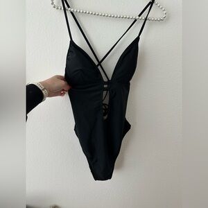 Abercrombie and fitch black one piece swimsuit